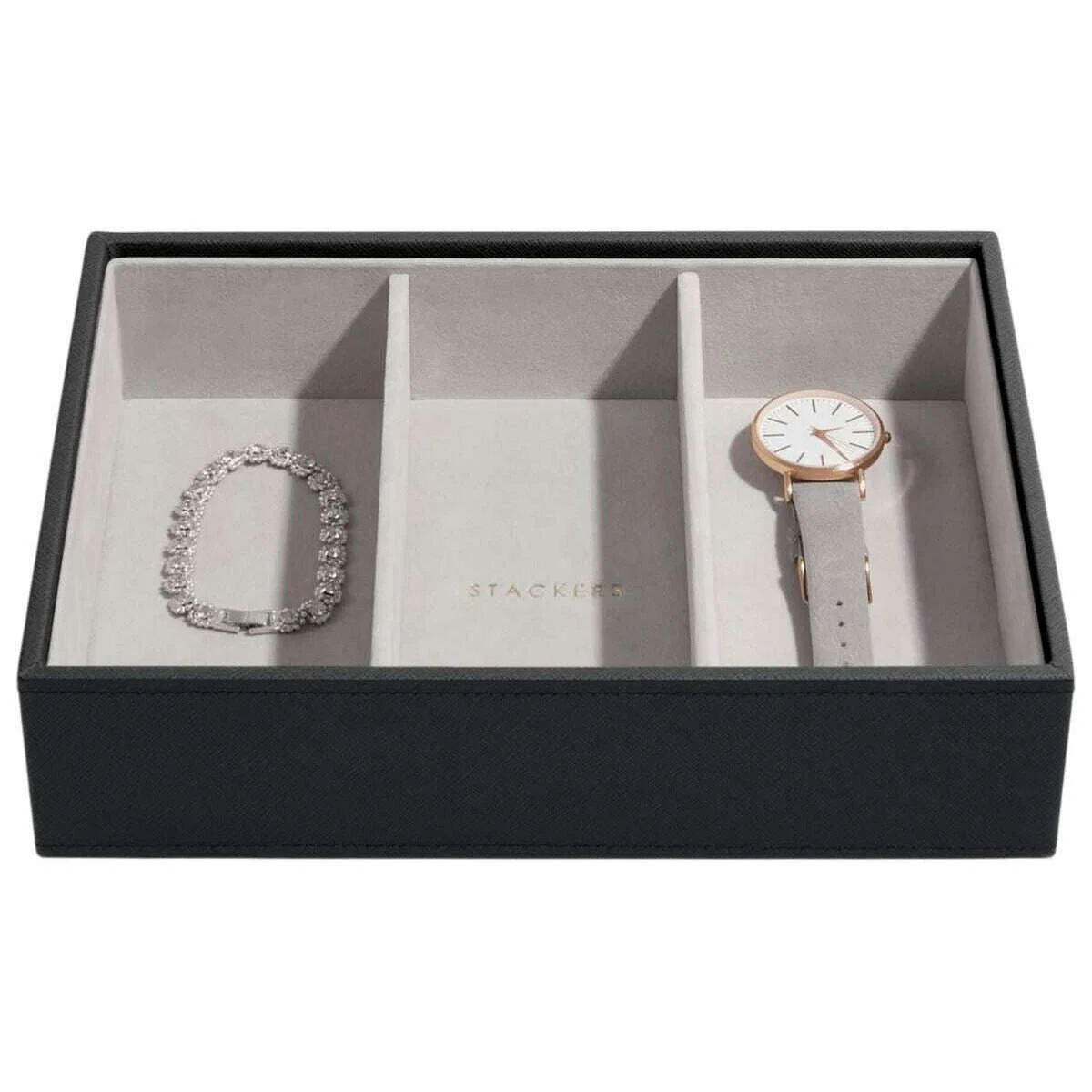 Stackers Classic Jewellery Box set of 4 - Black - Image 4