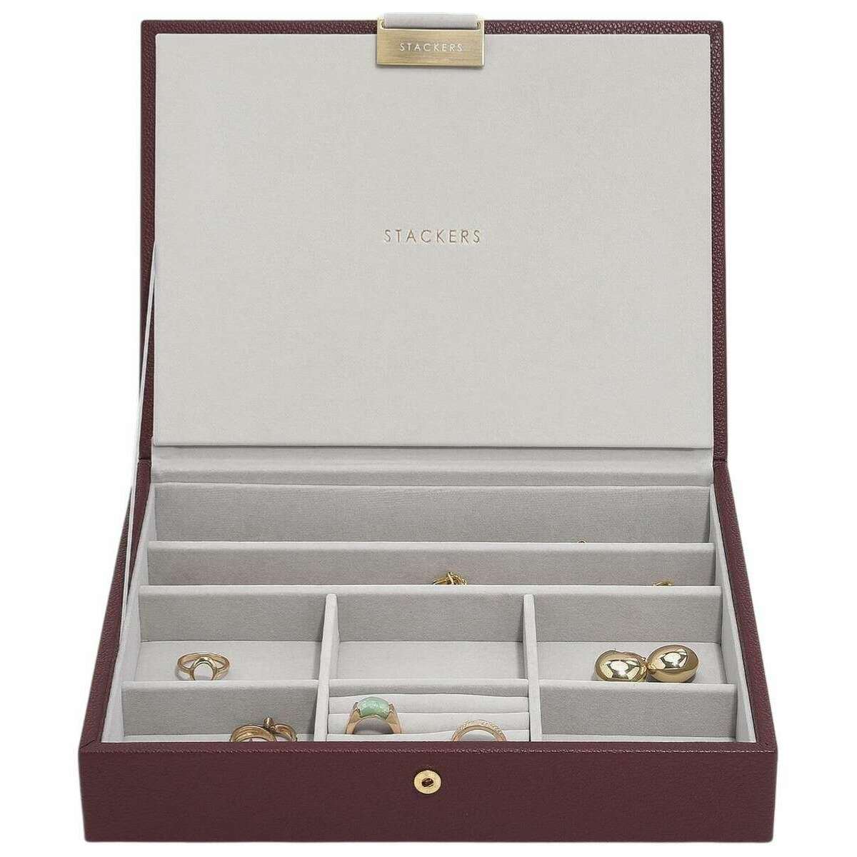 Stackers Classic Jewellery Box set of 4 - Burgundy - Image 2