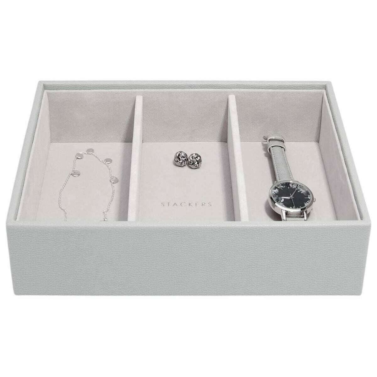 Stackers Classic Jewellery Box set of 4 - Pebble Grey - Image 3