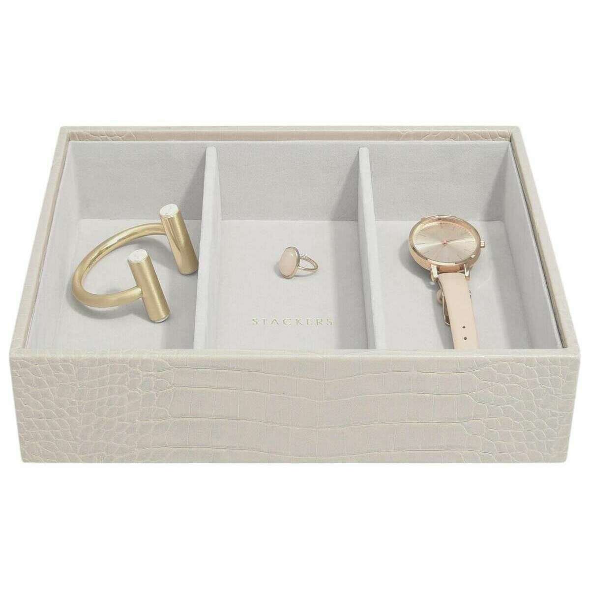 Stackers Classic Jewellery Box set of 4 - Putty Grey - Image 3