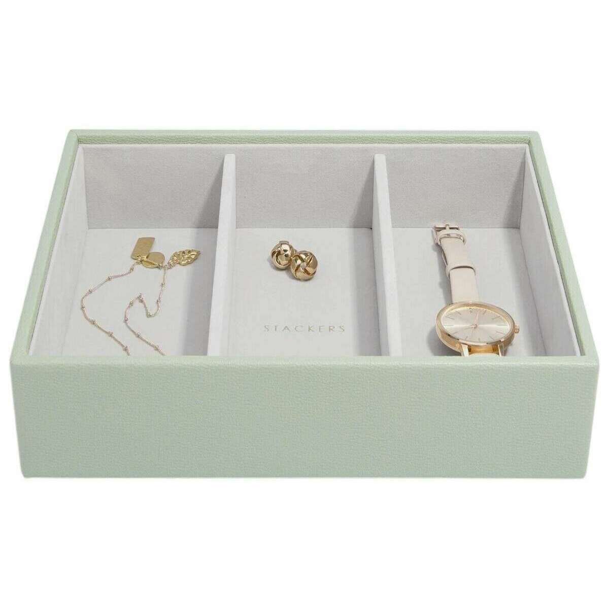 Stackers Classic Jewellery Box set of 4 - Sage Green - Image 4