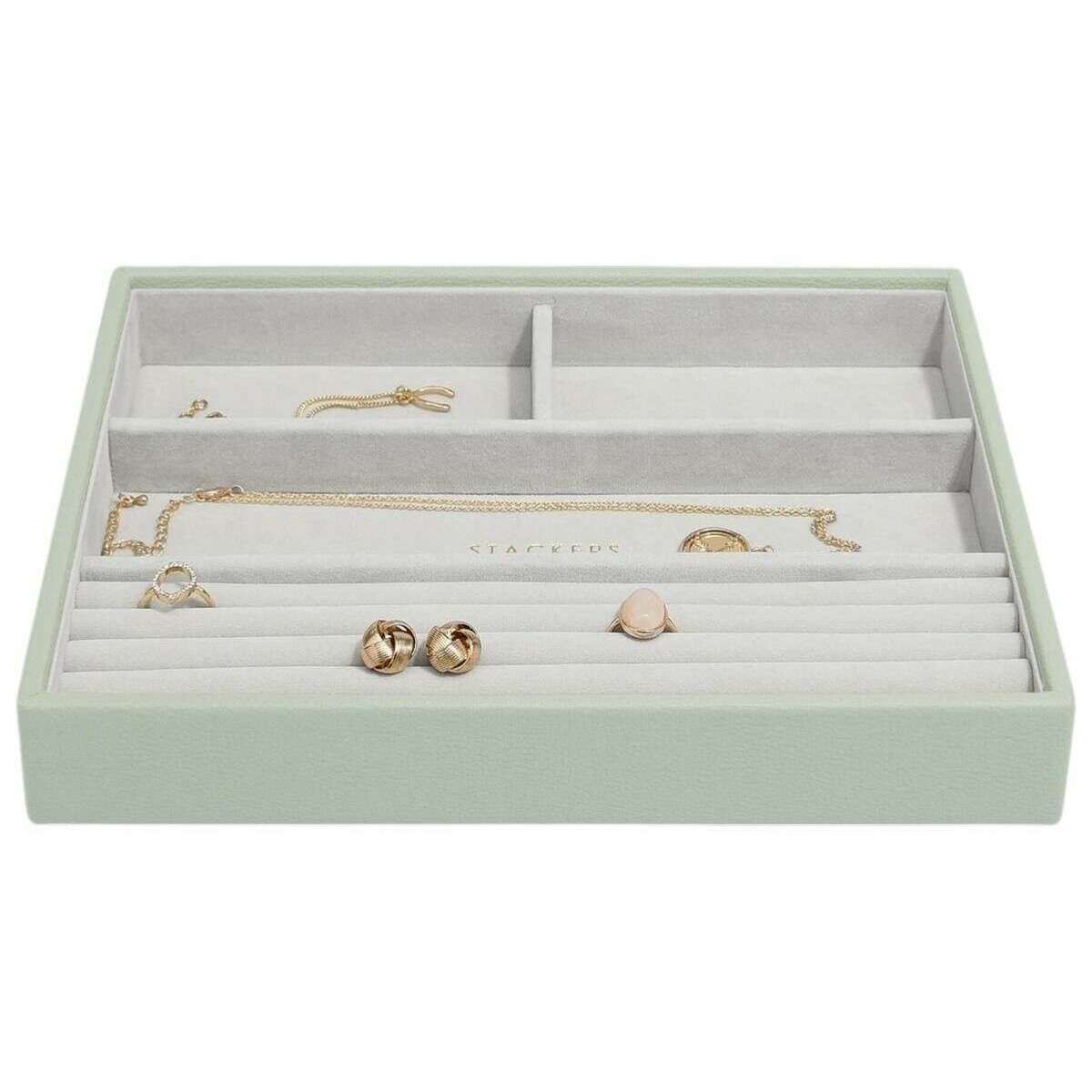 Stackers Classic Jewellery Box set of 4 - Sage Green - Image 5