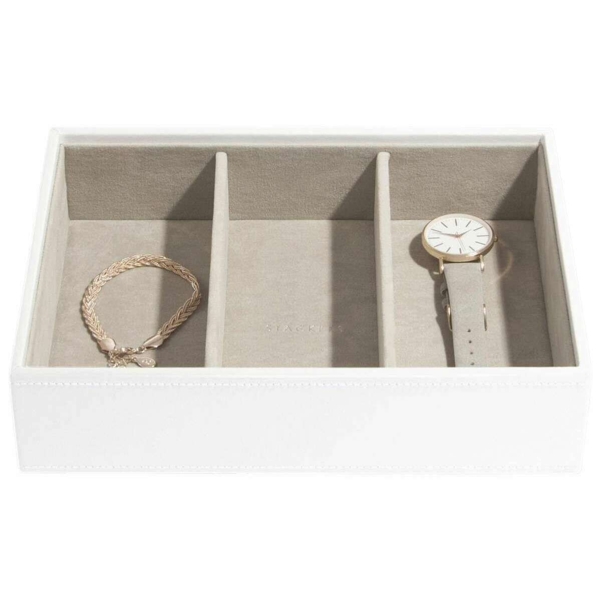 Stackers Classic Jewellery Box set of 4 - White - Image 4