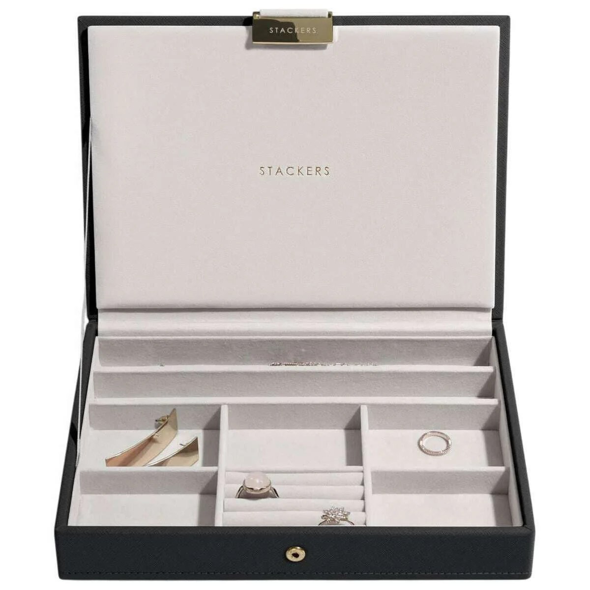 Stackers Classic Jewellery Box set of 5 - Black - Image 2