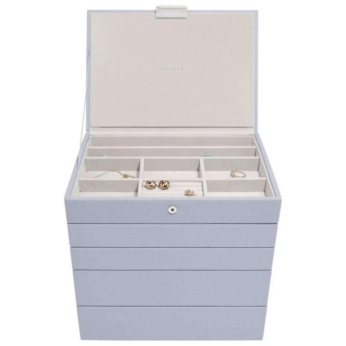 Stackers Classic Jewellery Box set of 5 - Lavender Purple