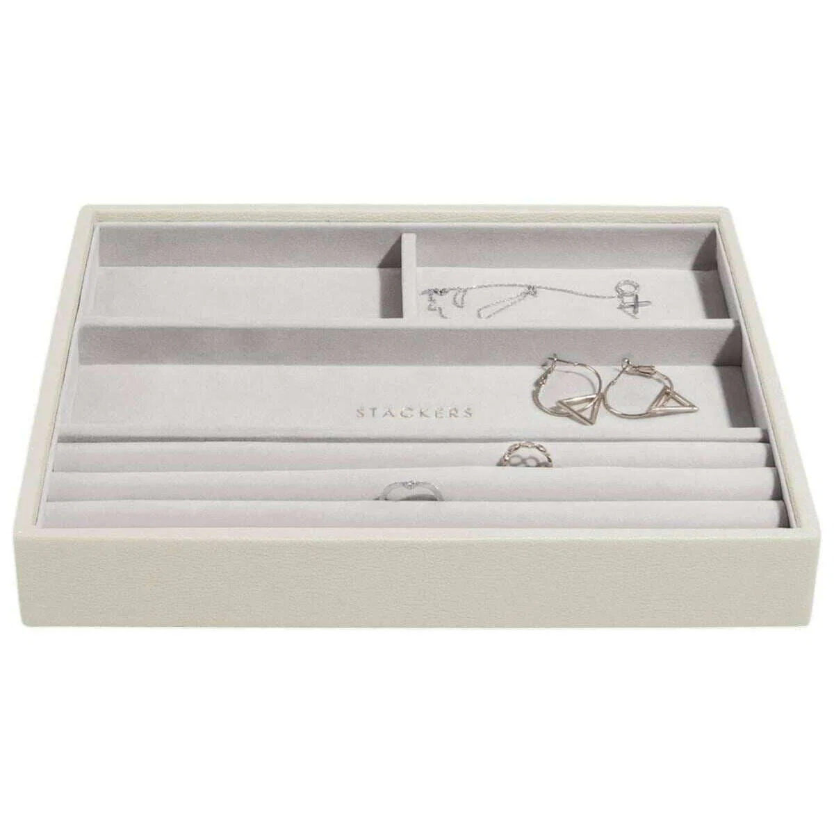 Stackers Classic Jewellery Box set of 5 - Oatmeal Cream - Image 4
