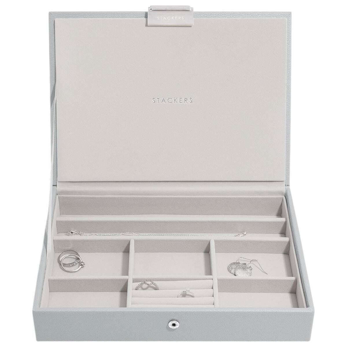 Stackers Classic Jewellery Box set of 5 - Pebble Grey - Image 2