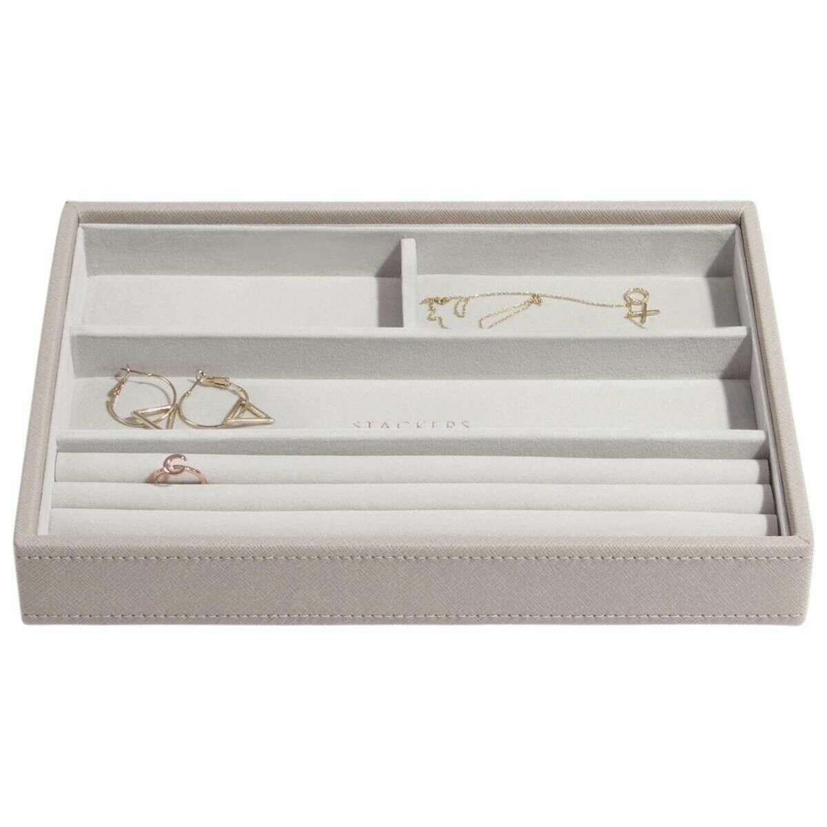 Stackers Classic Jewellery Box set of 5 - Taupe Beige - Image 4