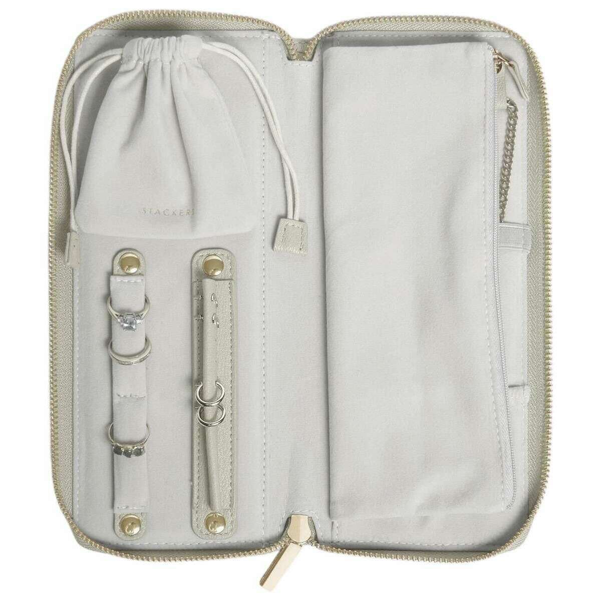 Stackers Classic Medium Jewellery Roll - Oatmeal Cream