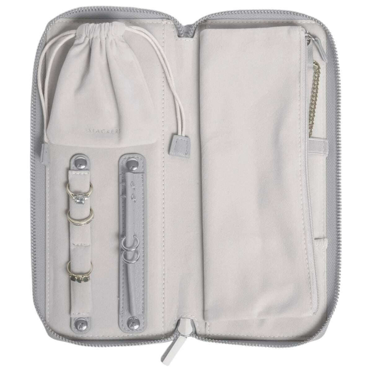 Stackers Classic Medium Jewellery Roll - Pebble Grey