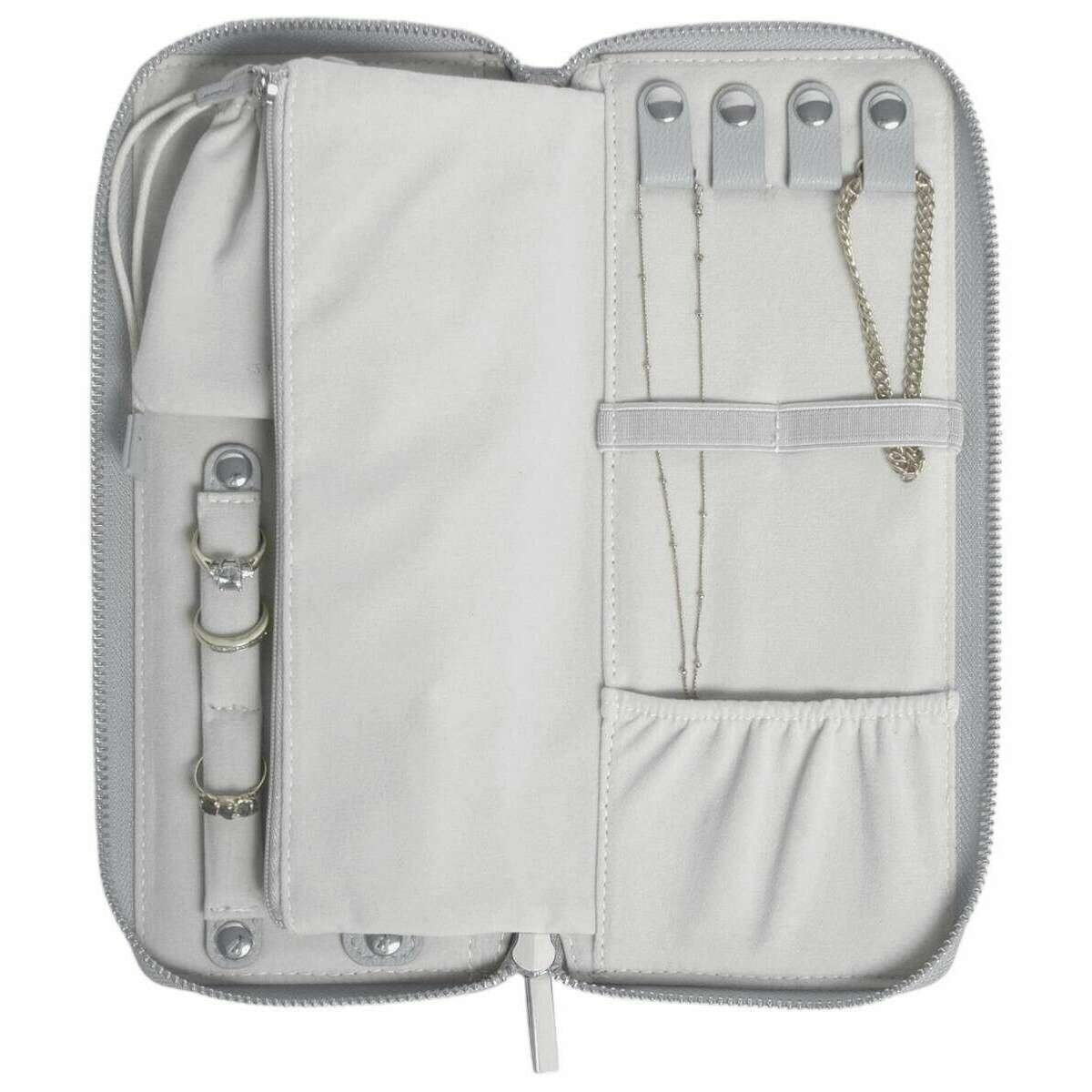 Stackers Classic Medium Jewellery Roll - Pebble Grey - Image 3