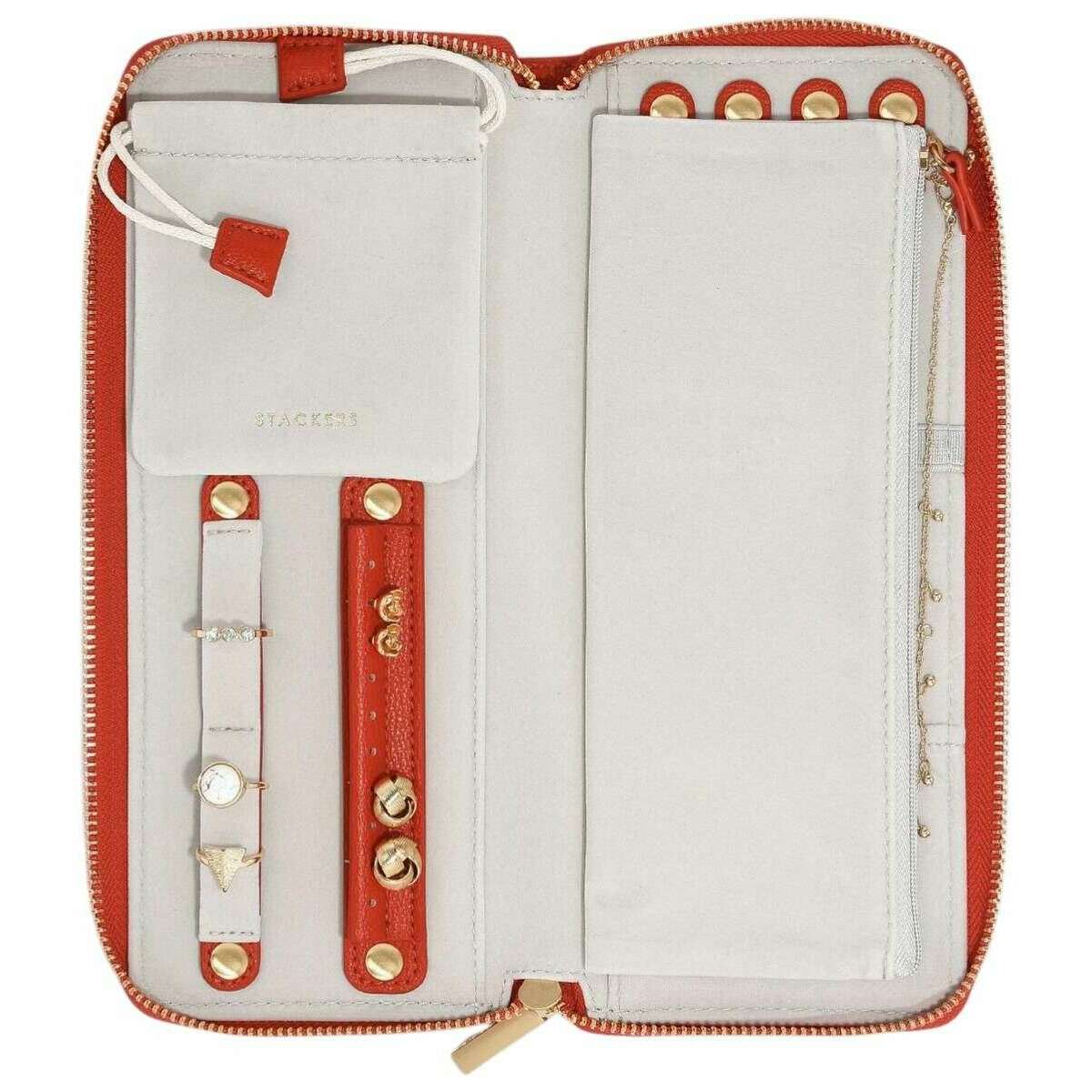 Stackers Classic Medium Jewellery Roll - Red