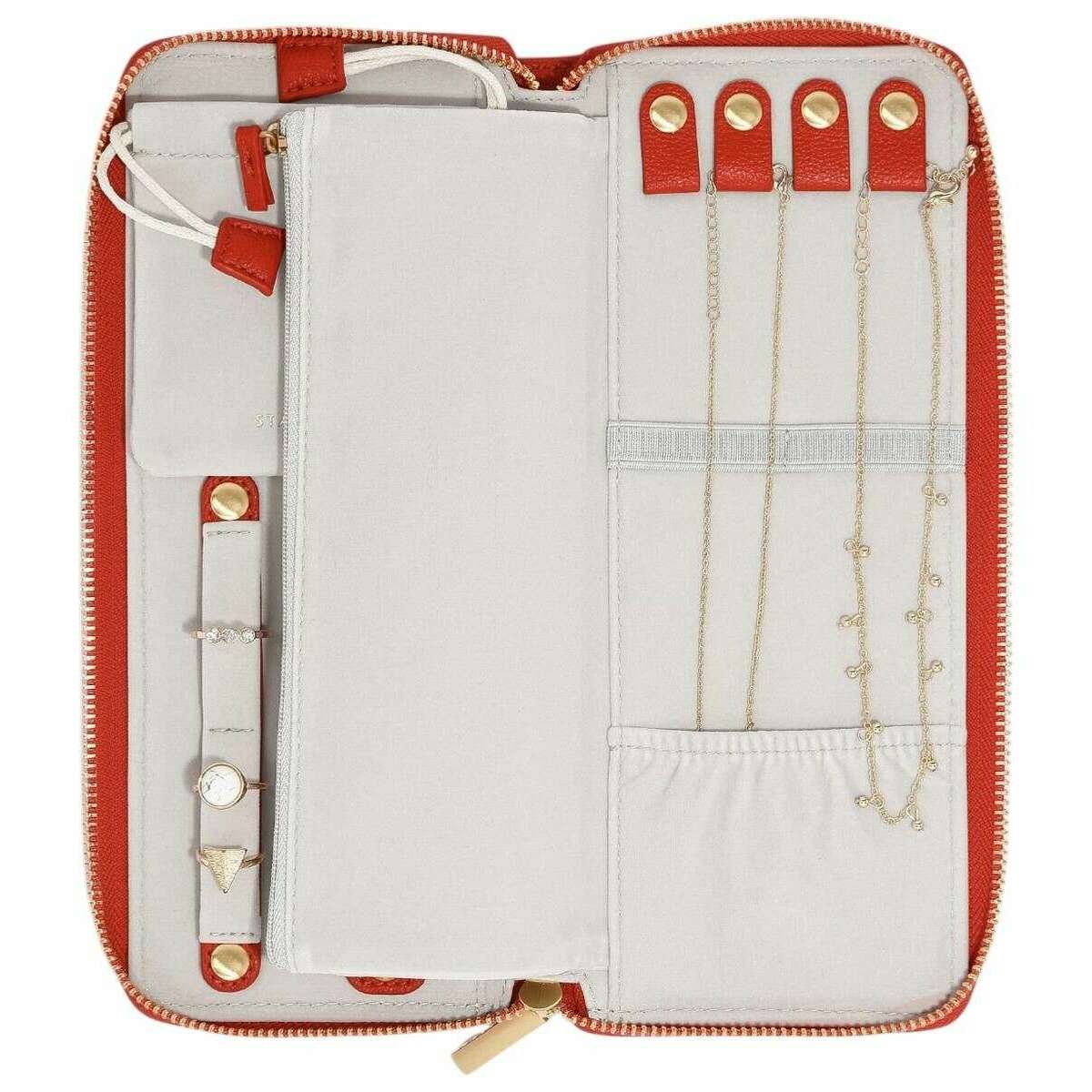 Stackers Classic Medium Jewellery Roll - Red - Image 3