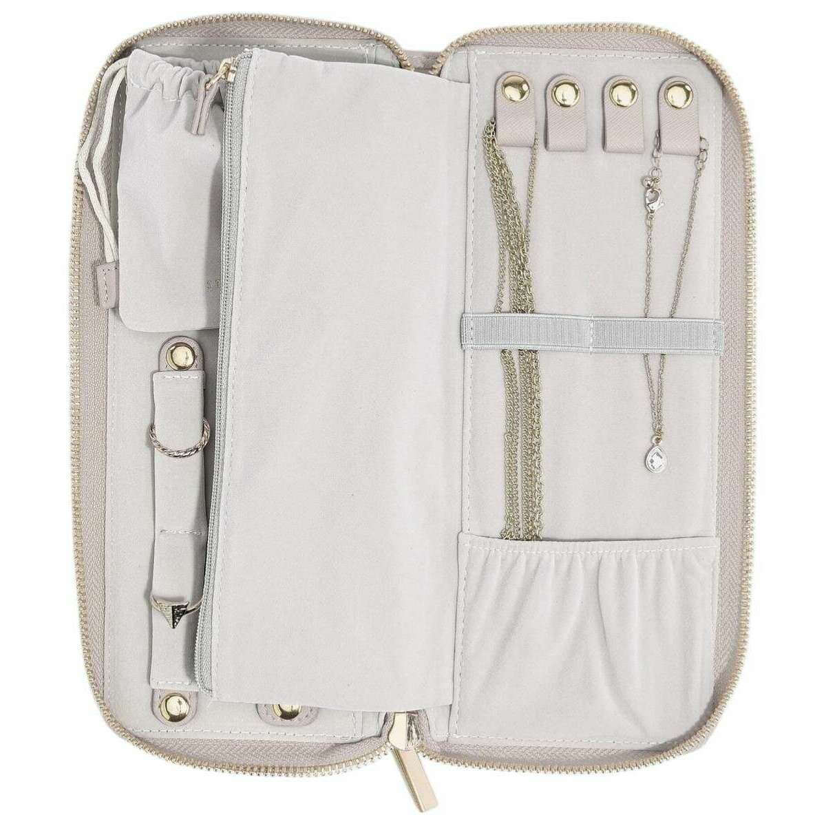 Stackers Classic Medium Jewellery Roll - Taupe Beige - Image 3