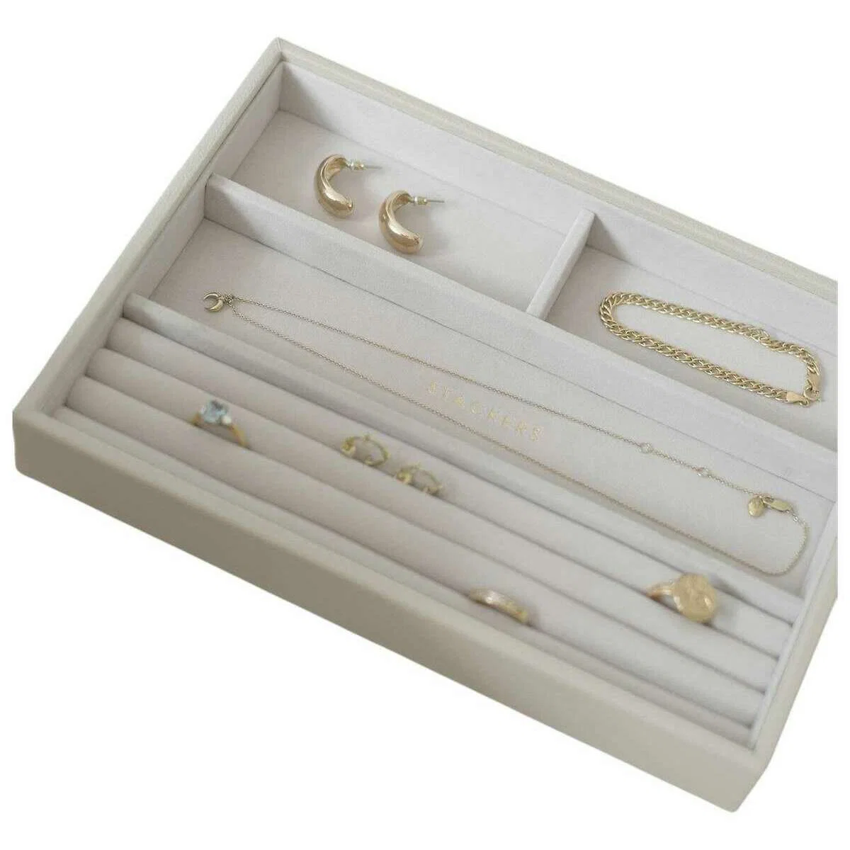 Stackers Classic Ring Bracelet Layer - Oatmeal Cream - Image 2