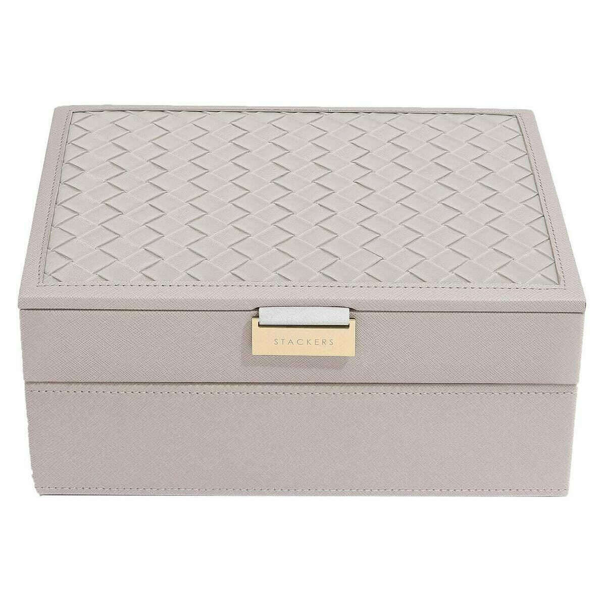 Stackers Classic Set of 2 Jewellery Box - Taupe