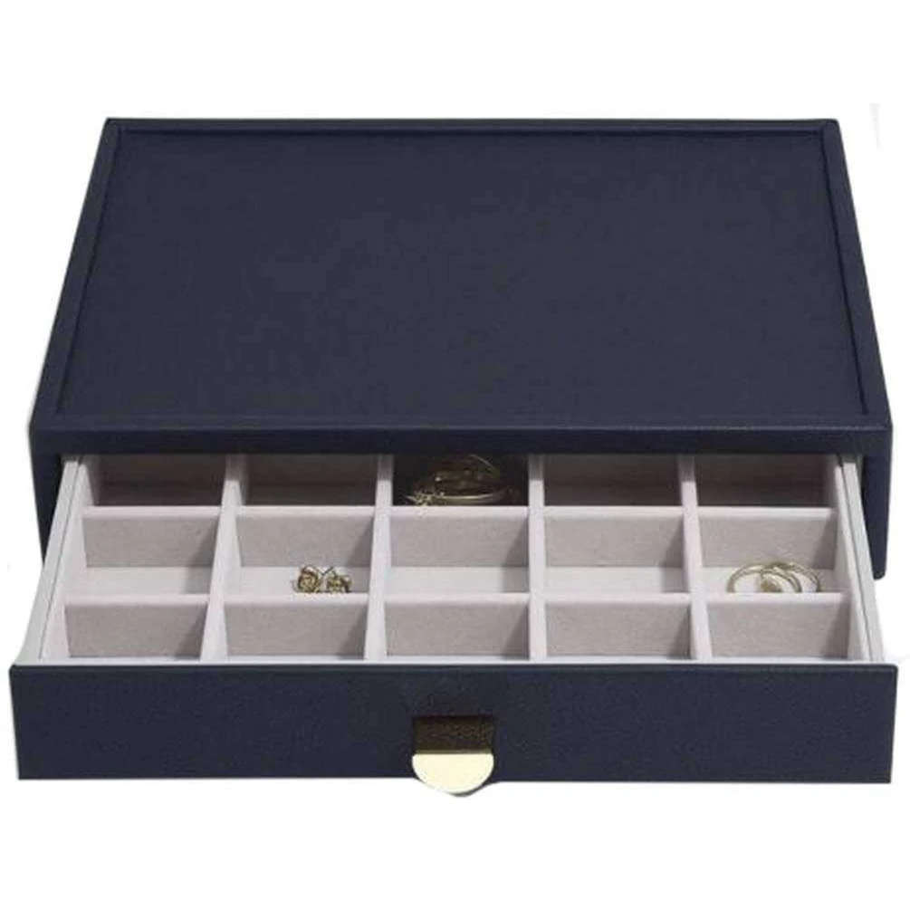 Stackers Classic Trinket Drawer - Pebble Navy