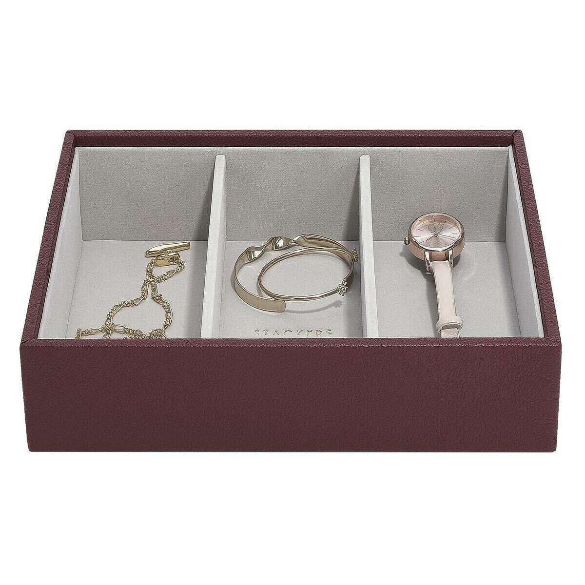 Stackers Classic Watch Accessory Layer - Burgundy