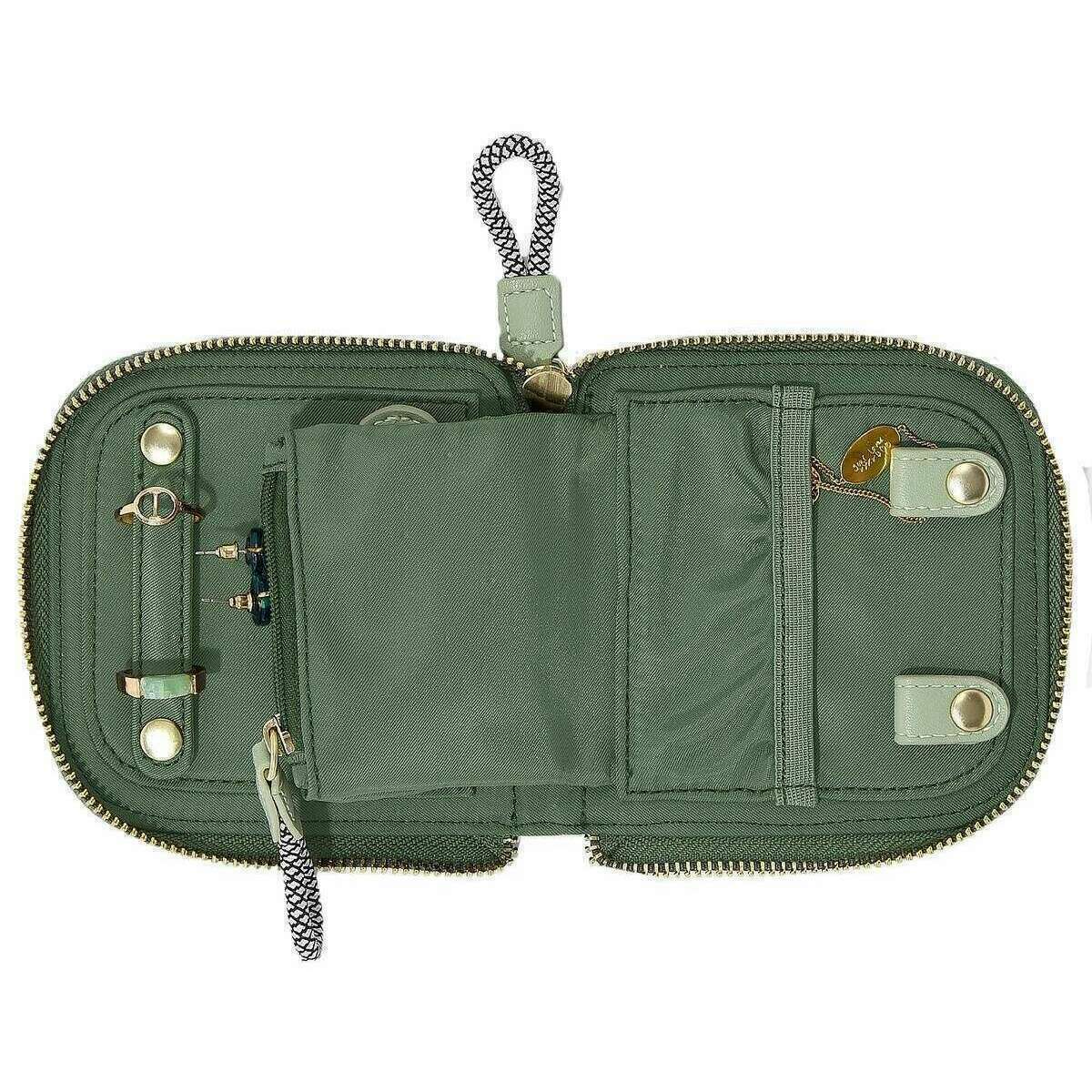Stackers Compact Jewellery Roll - Green - Image 2