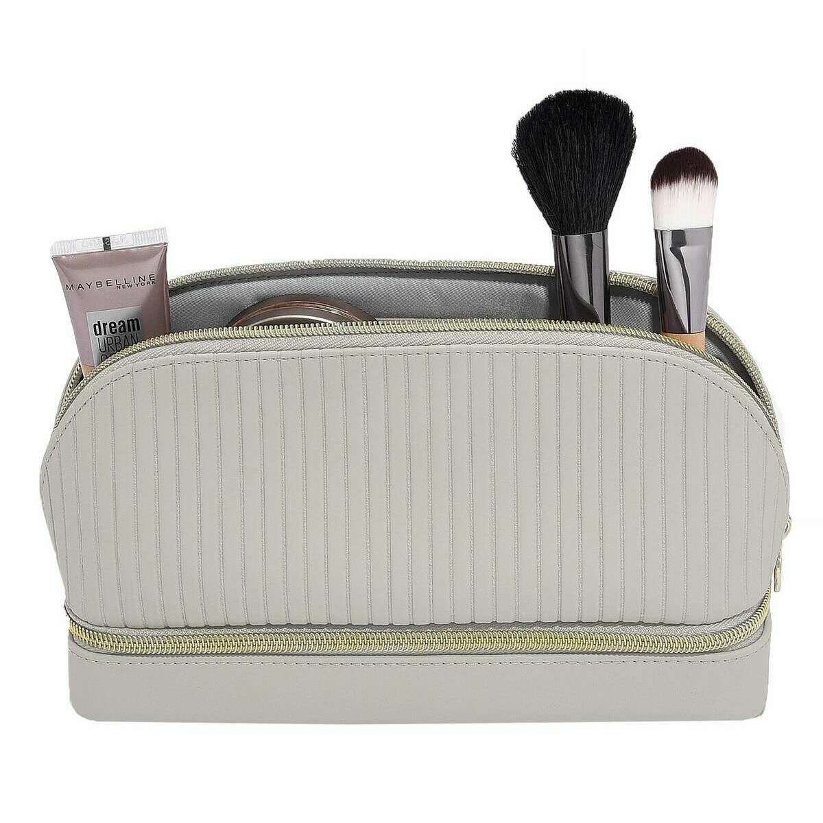 Stackers Cosmetic and Jewellery Bag - Limestone Grey