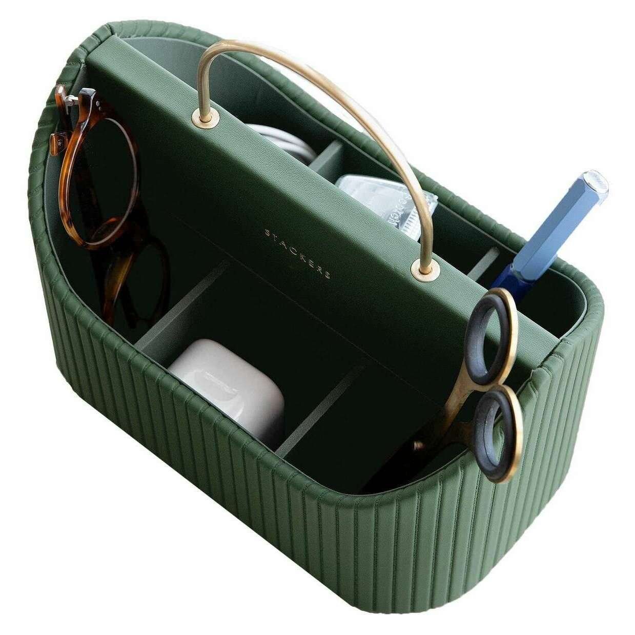 Stackers Desk Caddy - Emerald Green - Image 3
