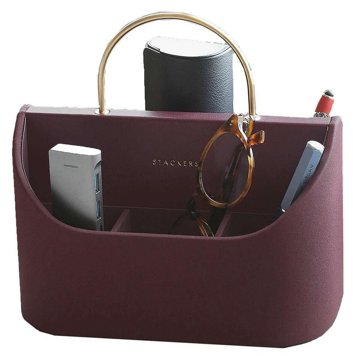 Stackers Desk Caddy - Garnet Burgundy - Image 3