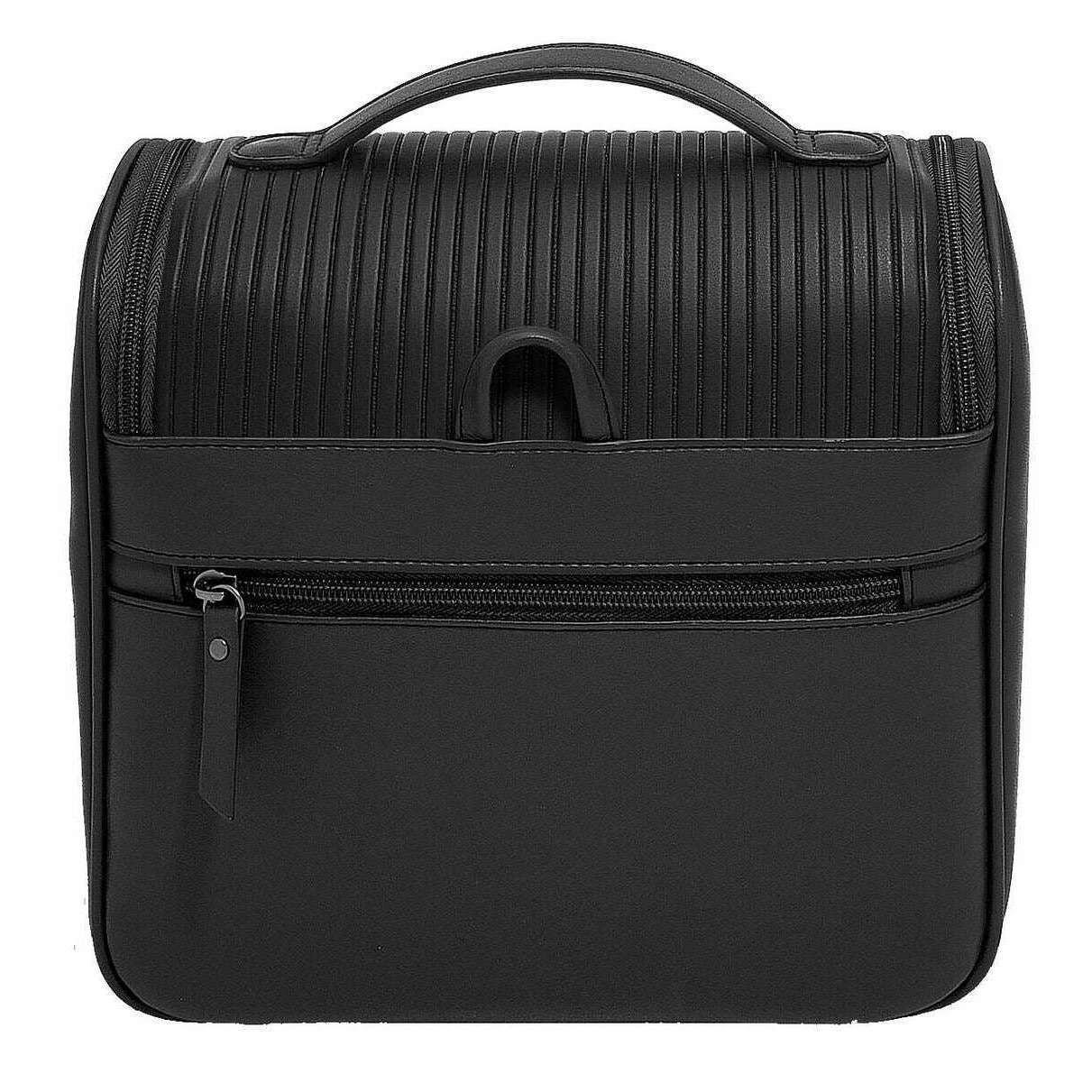 Stackers Fluted Hanging Wash Bag - Black - Image 2
