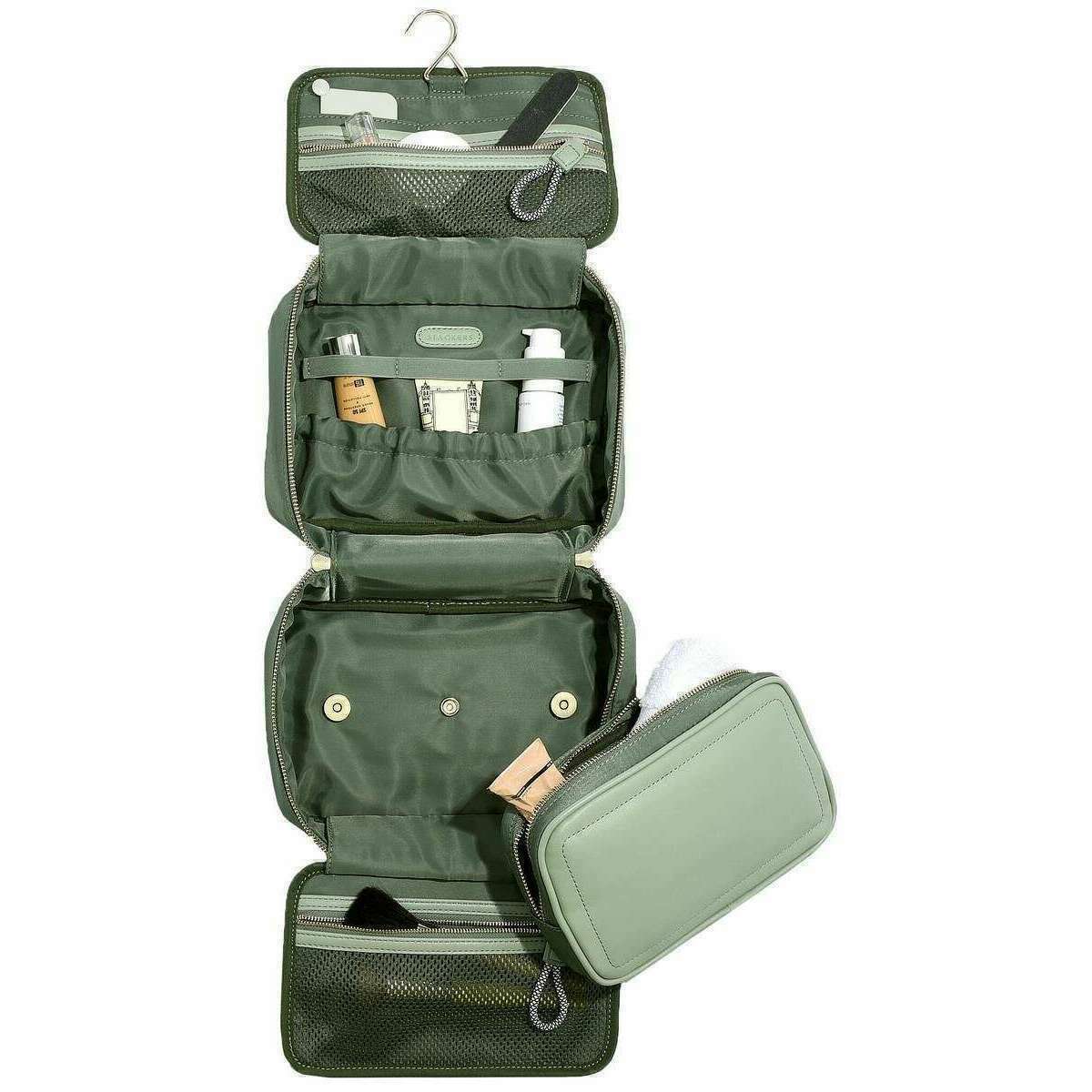 Stackers Hanging Wash Bag - Green