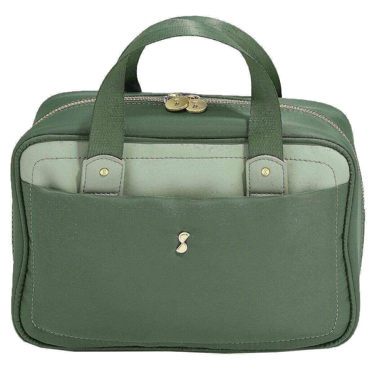 Stackers Hanging Wash Bag - Green - Image 2