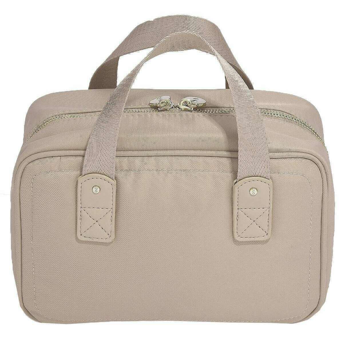Stackers Hanging Wash Bag - Mushroom Beige - Image 3