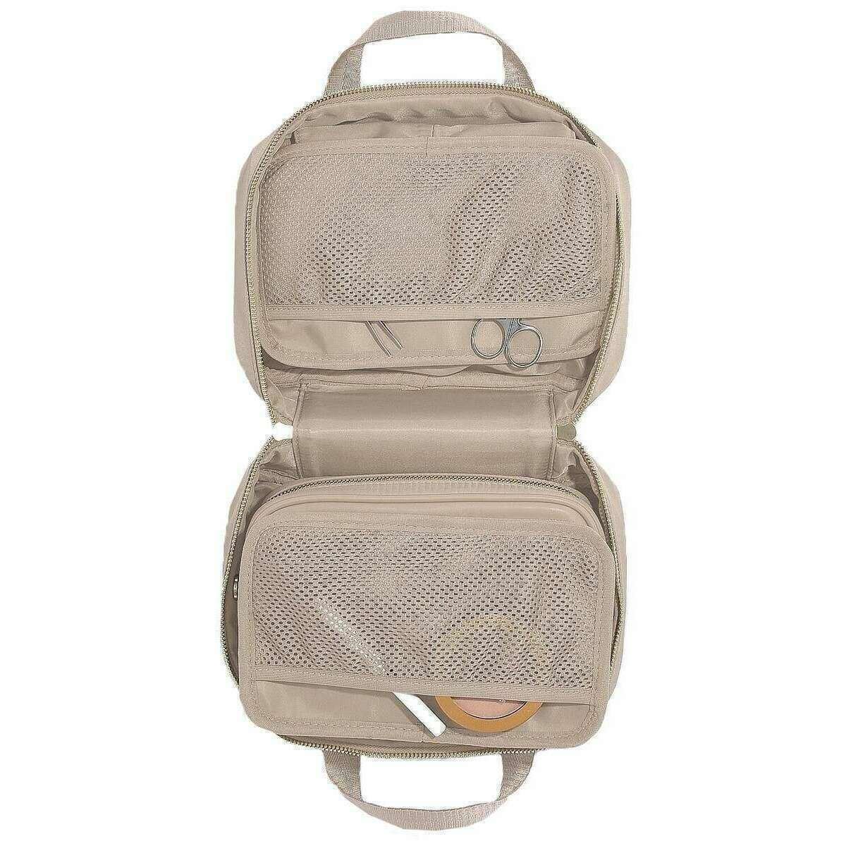Stackers Hanging Wash Bag - Mushroom Beige - Image 5