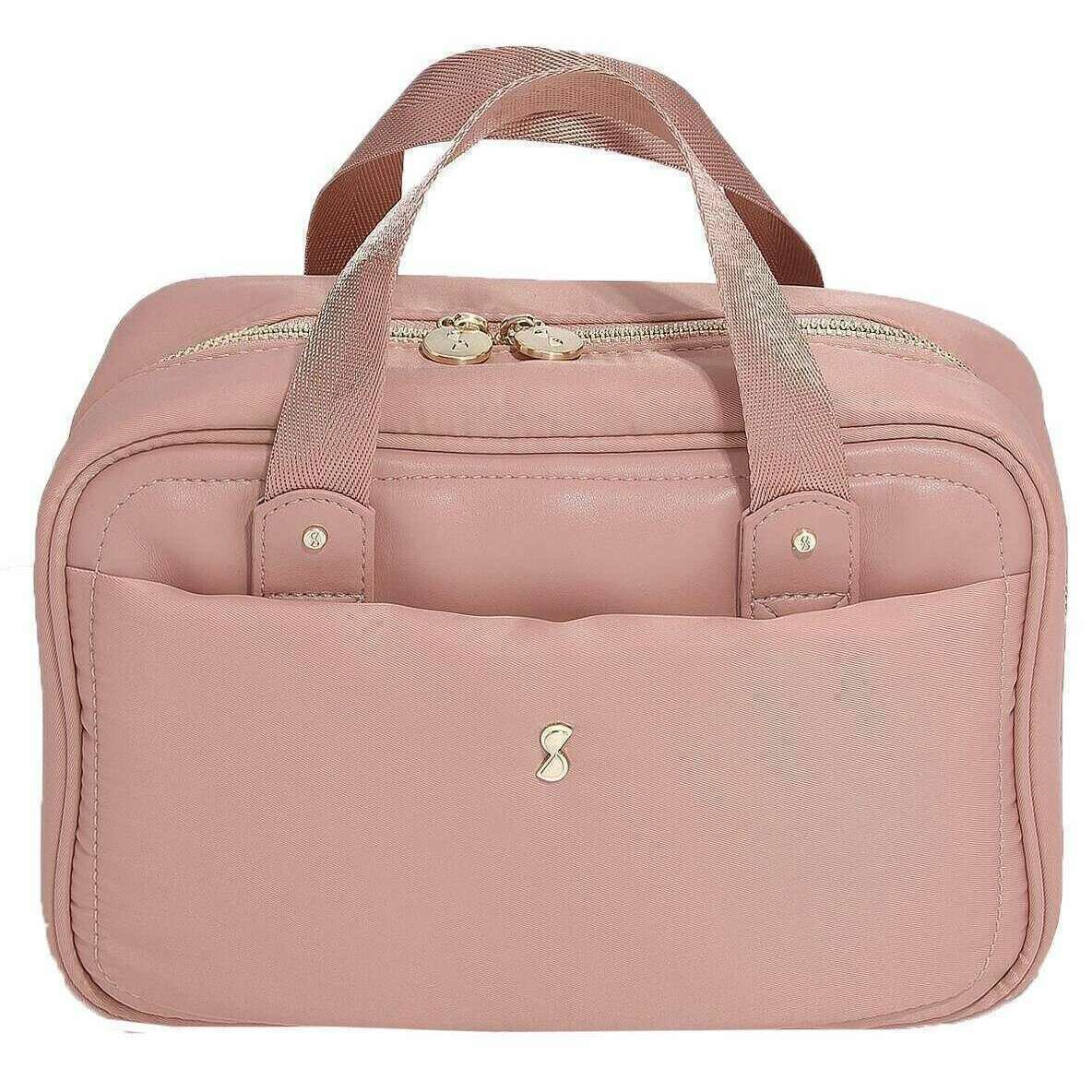 Stackers Hanging Wash Bag - Pink - Image 2