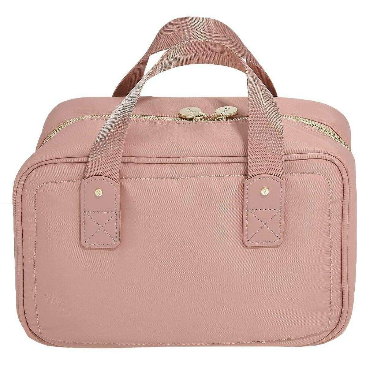 Stackers Hanging Wash Bag - Pink - Image 3