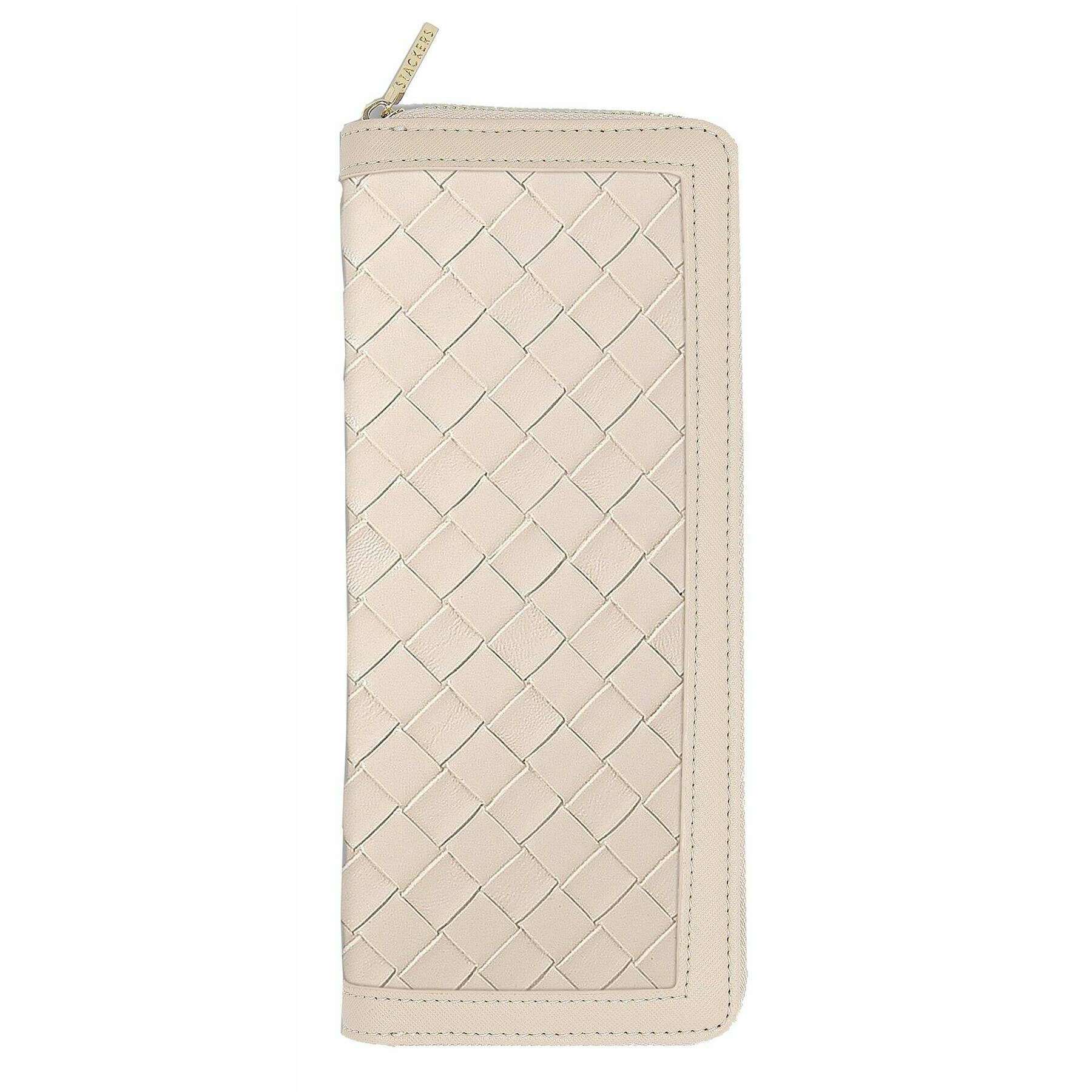 Stackers Jewellery Roll - Blush Woven Pink