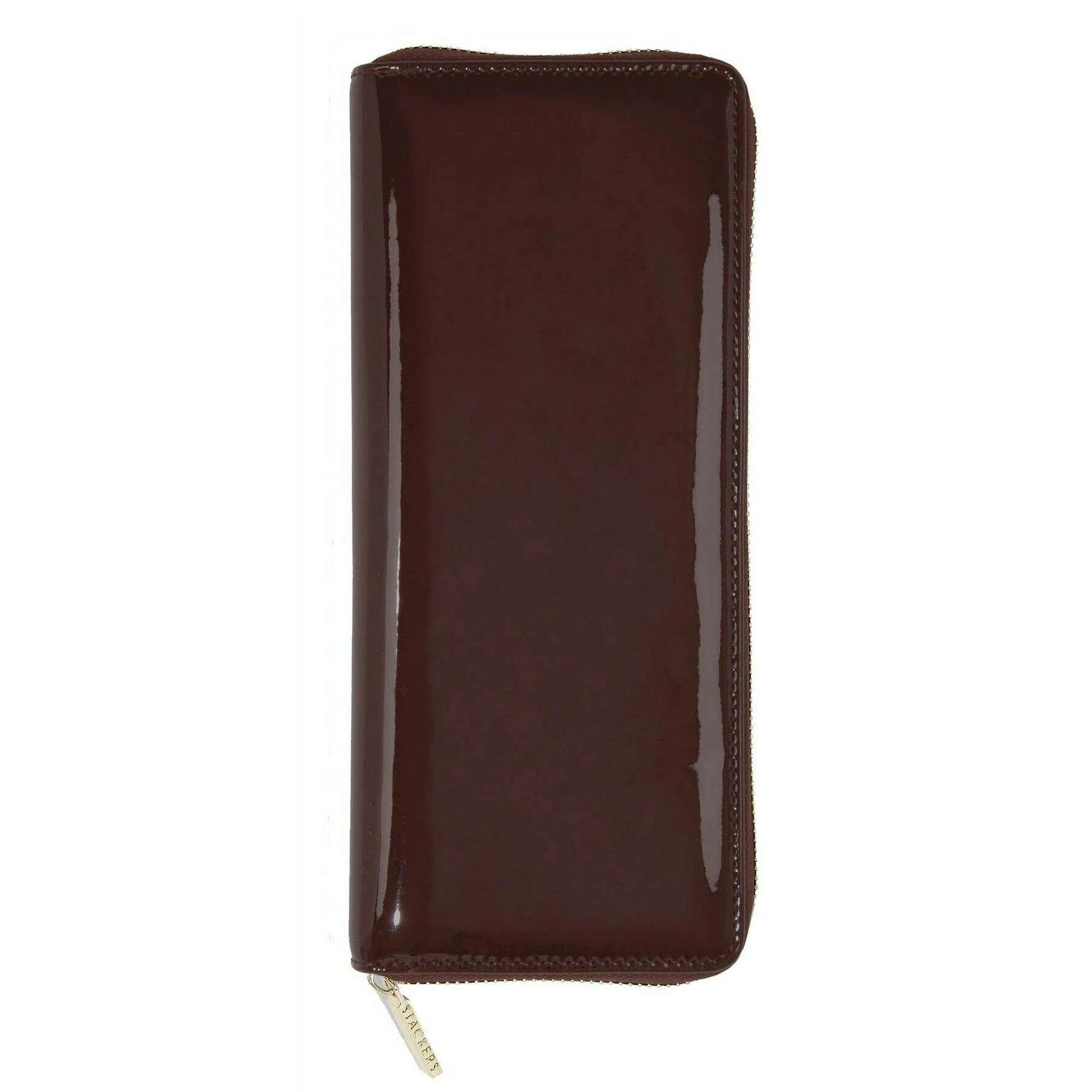 Stackers Jewellery Roll - Patent Cherry Burgundy
