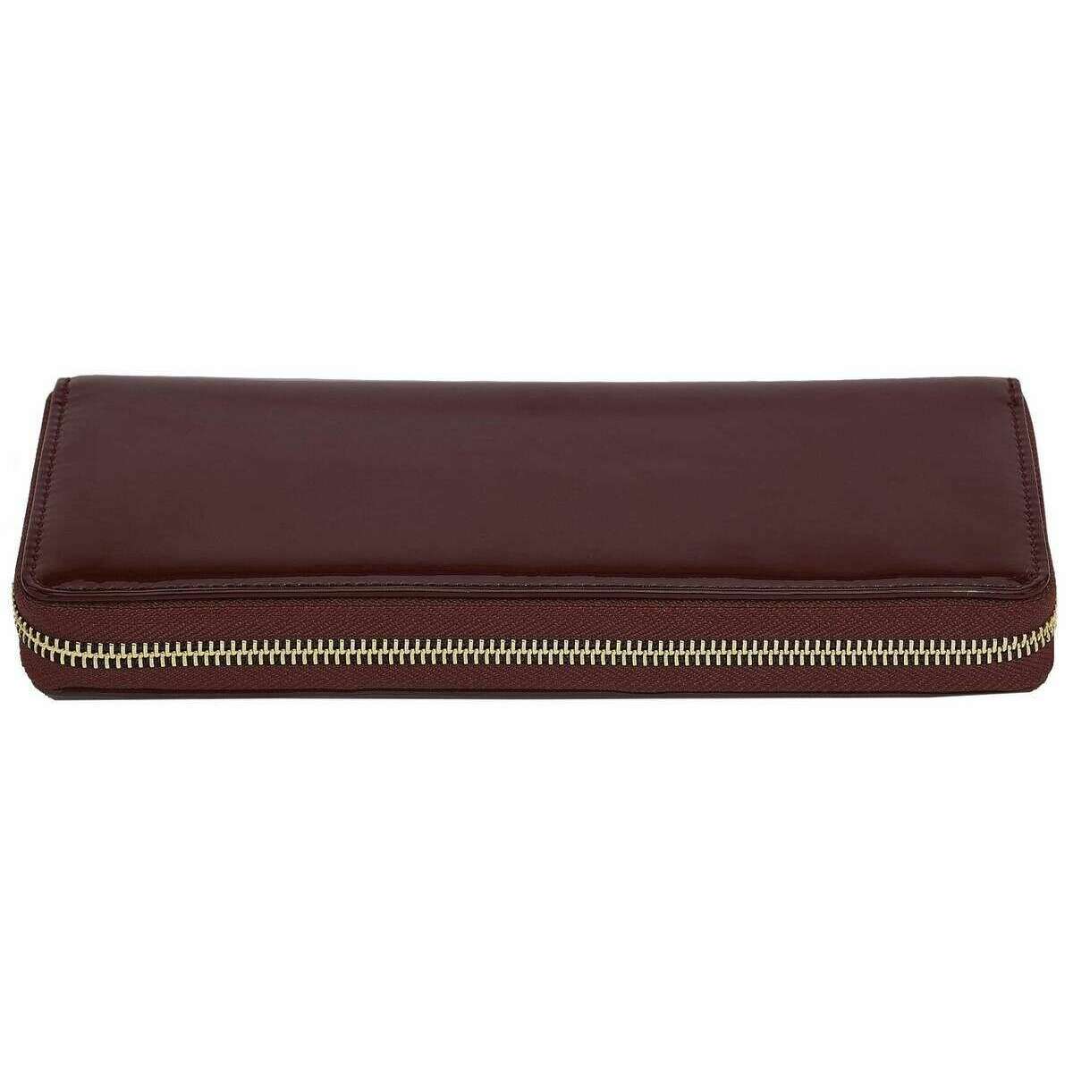 Stackers Jewellery Roll - Patent Cherry Burgundy - Image 2