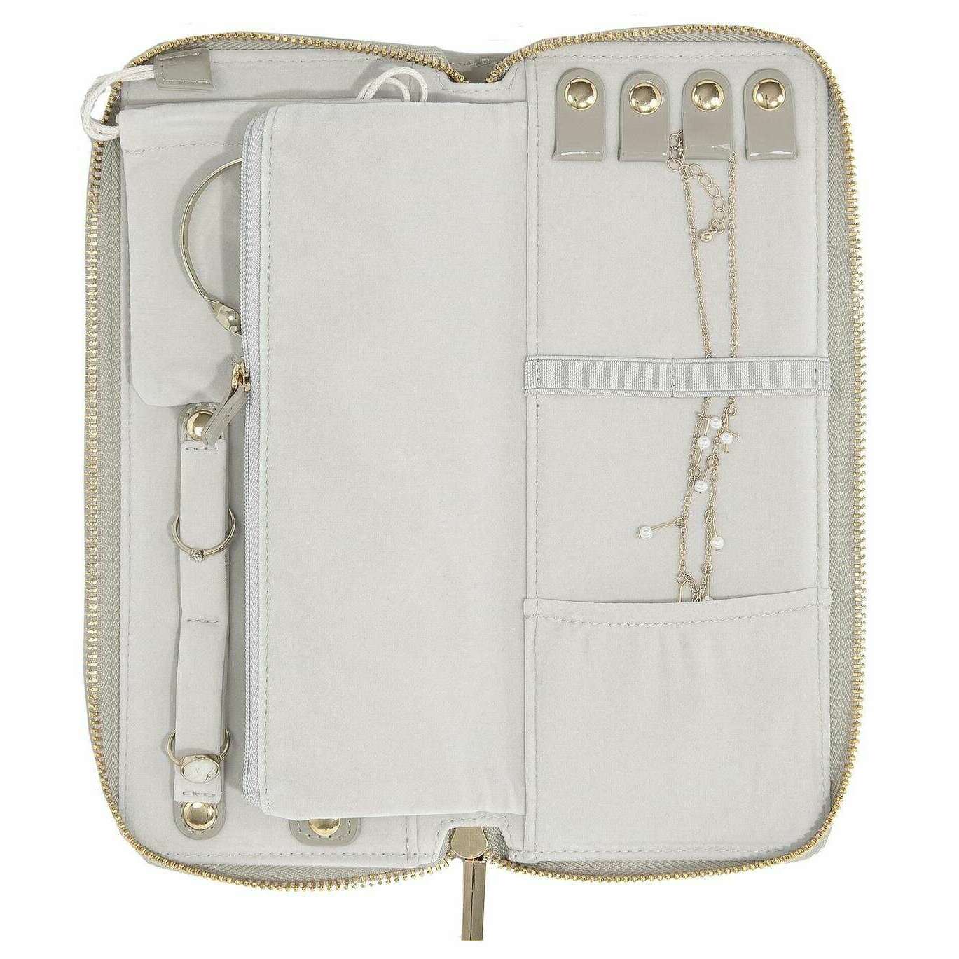 Stackers Jewellery Roll - Patent Putty Grey - Image 4