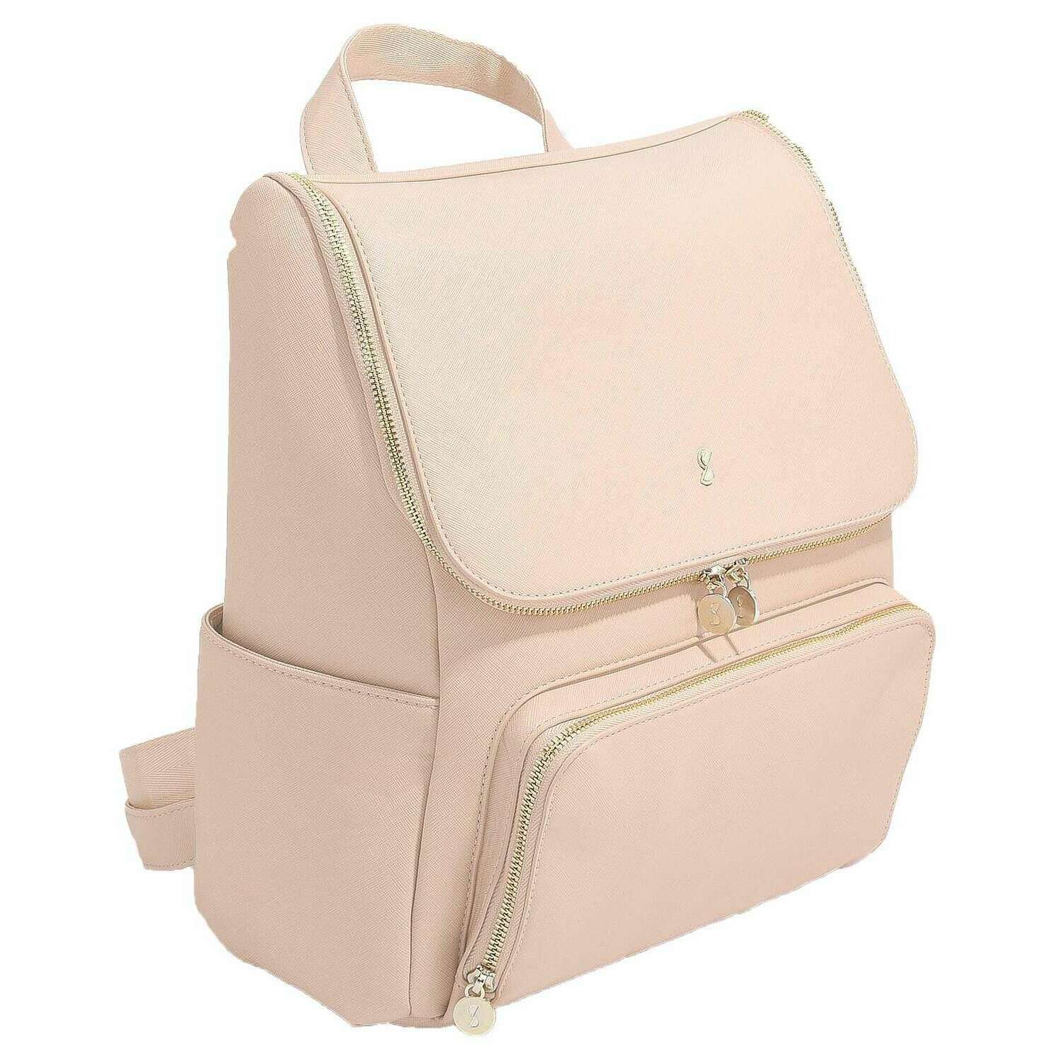 Stackers Luxury Backpack - Blush Pink/Gold - Image 3
