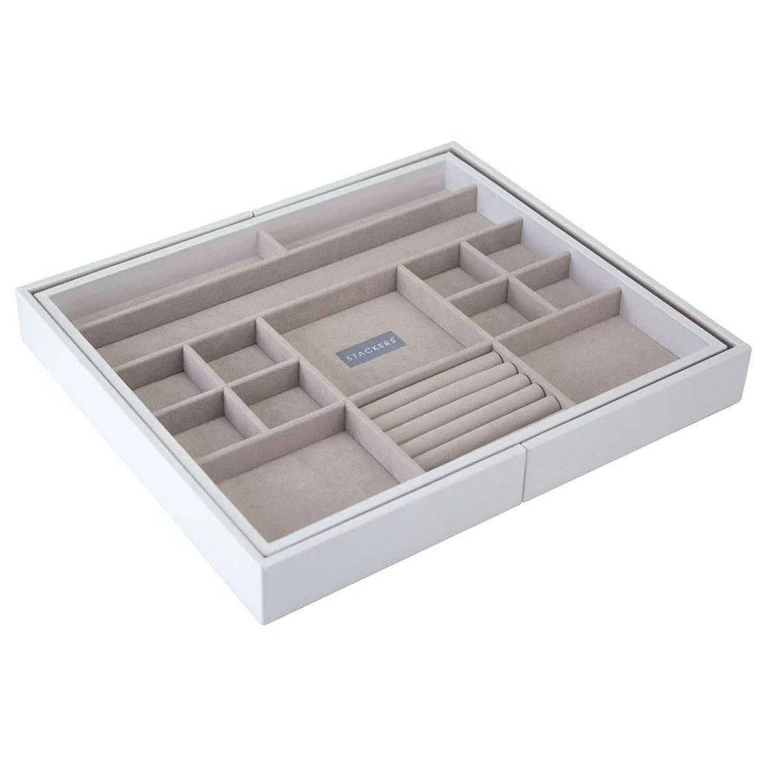 Stackers Medium Slider Jewellery Tray - Cream - Image 3