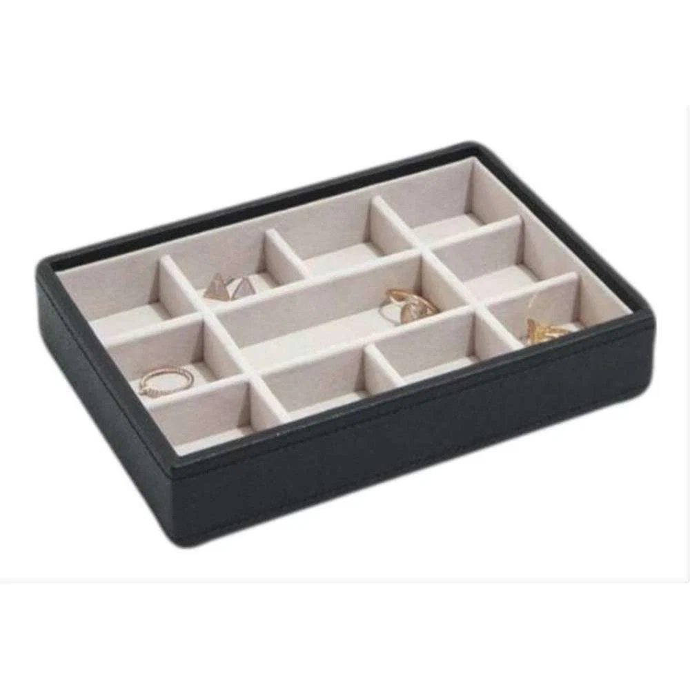 Stackers Mini Small Trinket Tray - Black/Grey - Image 2