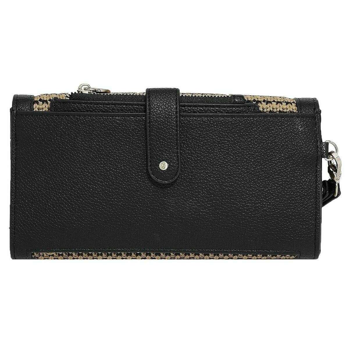 Stackers Raffia Purse - Black Raffia - Image 2