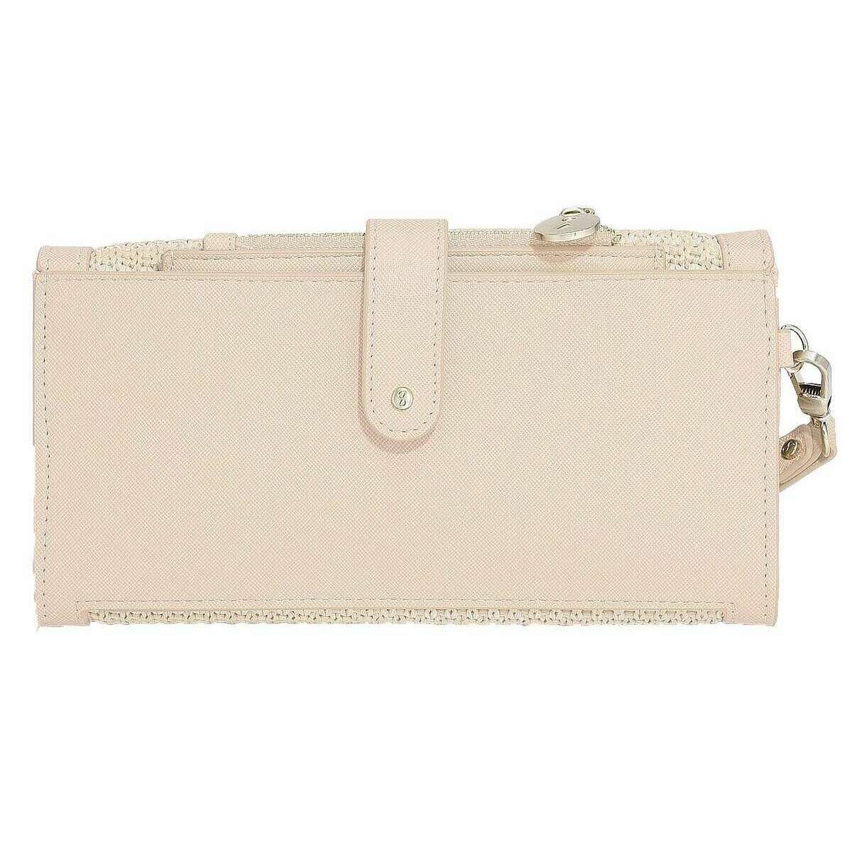Stackers Raffia Purse - Blush Pink Raffia - Image 3