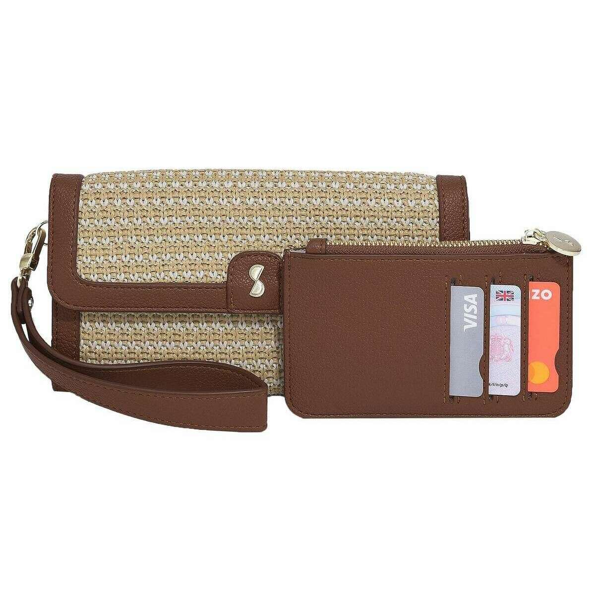 Stackers Raffia Purse - Tan Raffia - Image 4