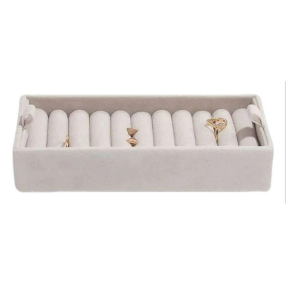 Stackers Ring Roll - Grey Velvet
