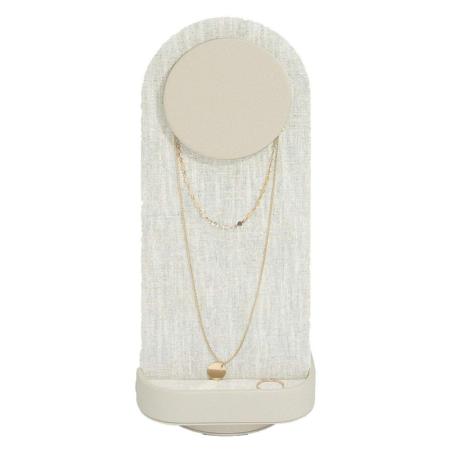 Stackers Rotating Jewellery Stand - Oatmeal Beige/Linen Beige