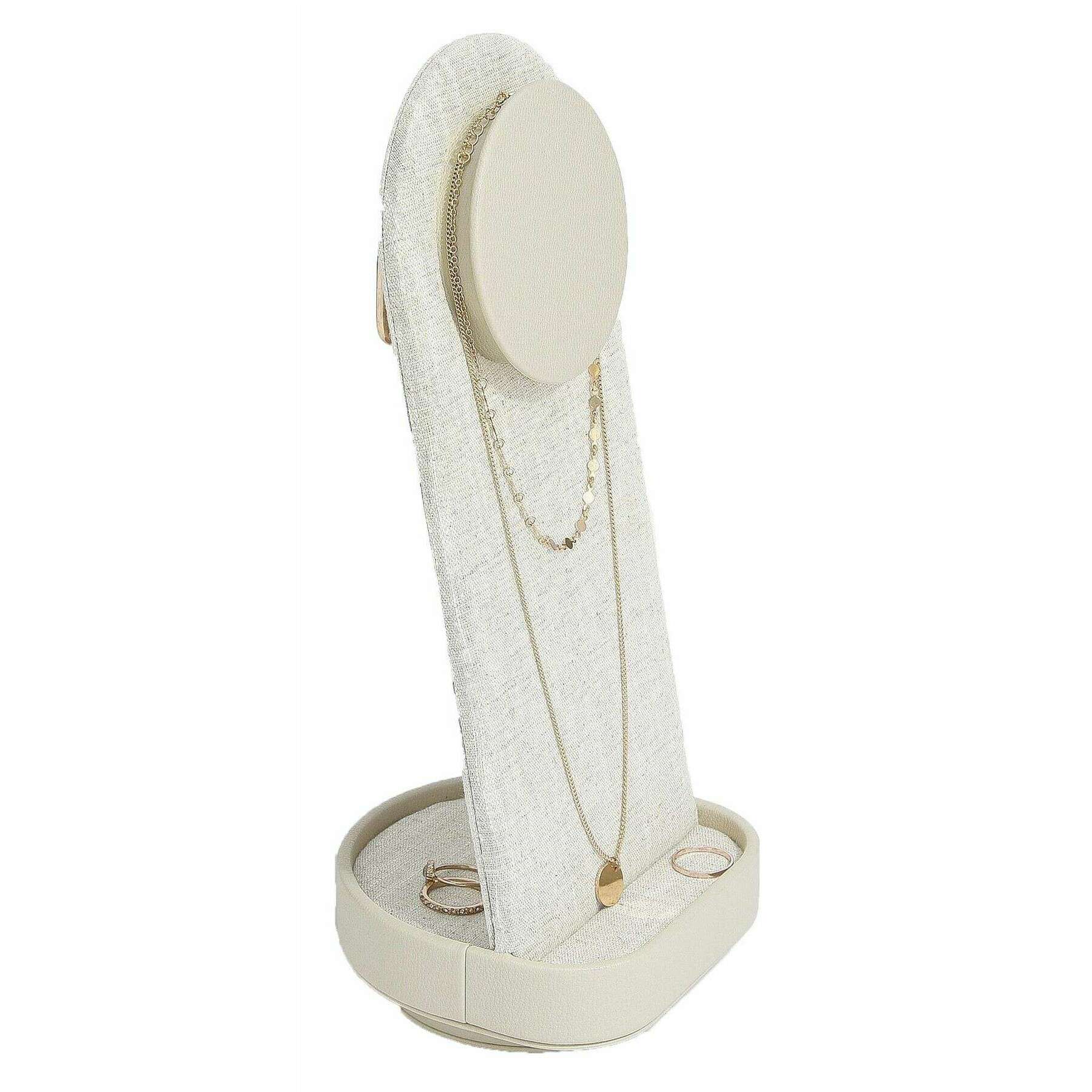 Stackers Rotating Jewellery Stand - Oatmeal Beige/Linen Beige - Image 3