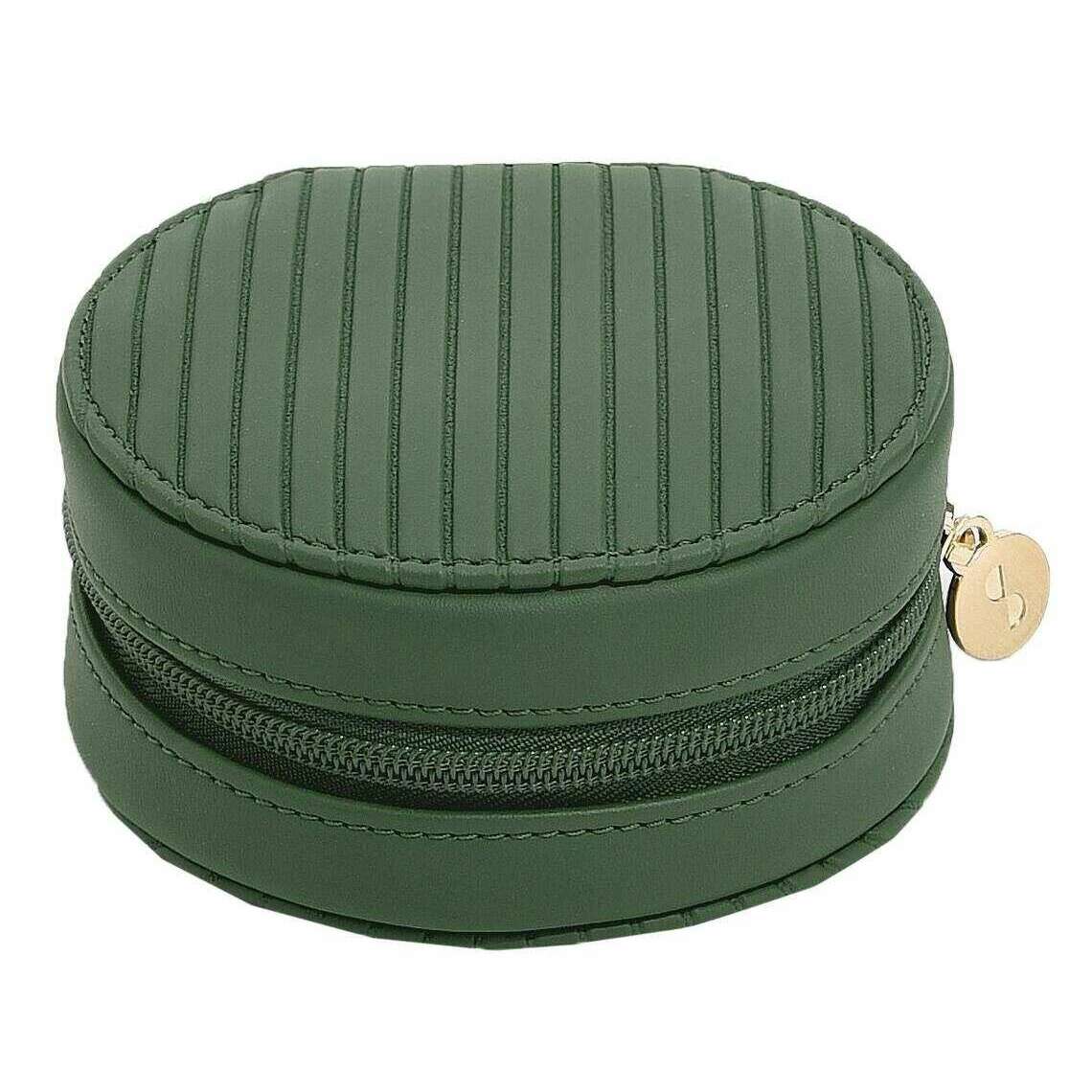 Stackers Round Travel Jewellery Box - Emerald Green - Image 2
