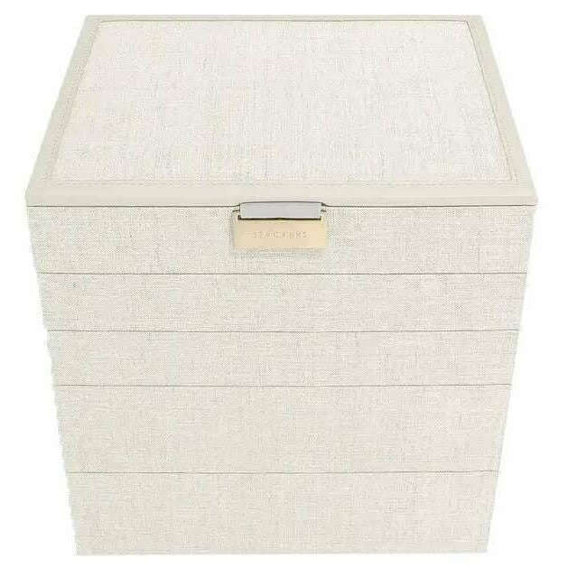 Stackers Set of 5 Classic Jewellery Box - Oatmeal/Linen Beige - Image 2