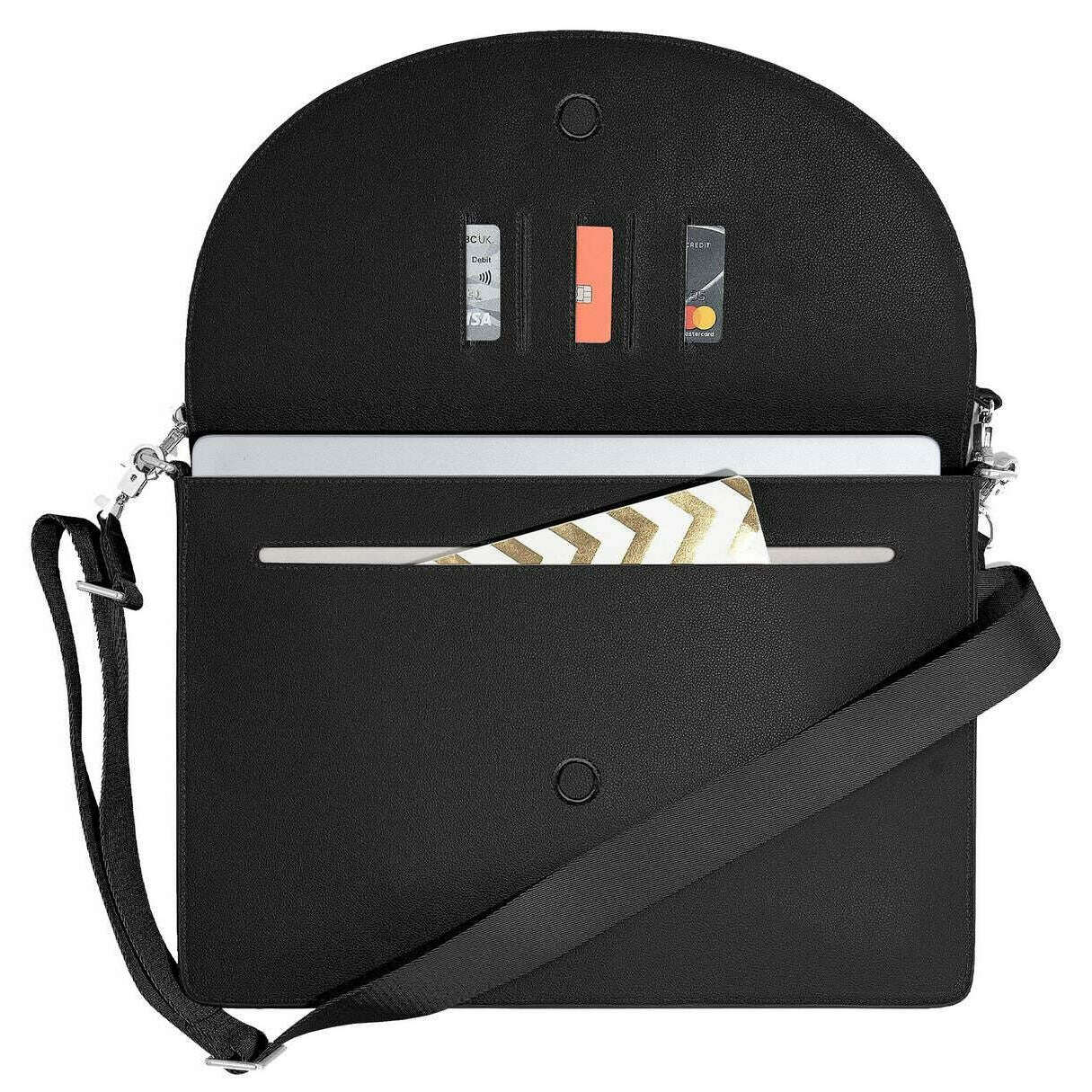 Stackers Slim Laptop Bag - Black