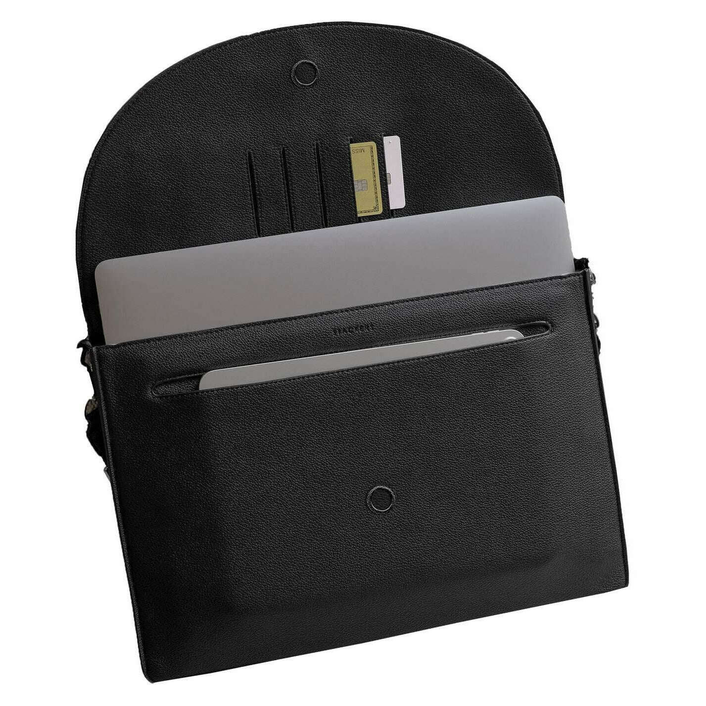 Stackers Slim Laptop Bag - Black - Image 4
